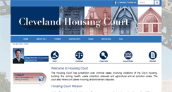 Desktop Screenshot of clevelandhousingcourt.org